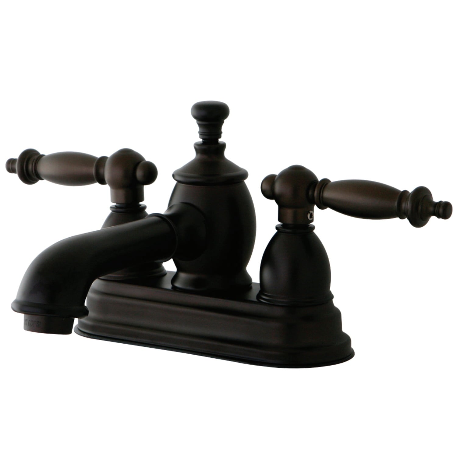 Kingston Brass KS7005TL Templeton 4 in. Centerset Bathroom Faucet, Oil Rubbed Bronze