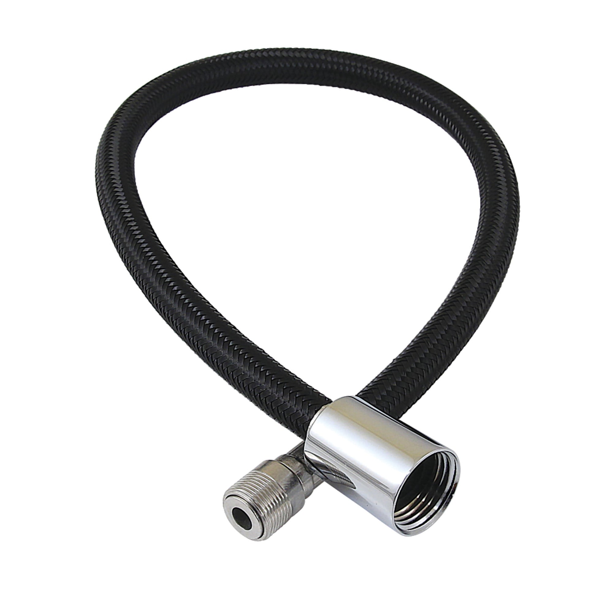 Kingston Brass LSSPRHOSE201 20" Braided Pull Down Kitchen Faucet Spray Hose, Polished Chrome