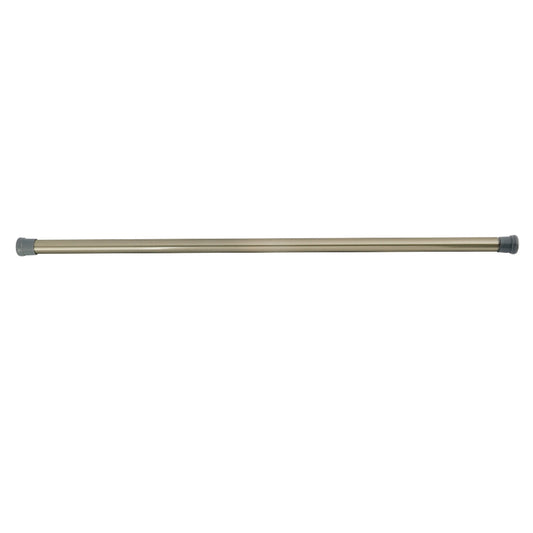 Kingston Brass SR368 Edenscape 36"-60" Stainless Steel Adjustable Tension Shower Curtain Rod, Brushed Nickel