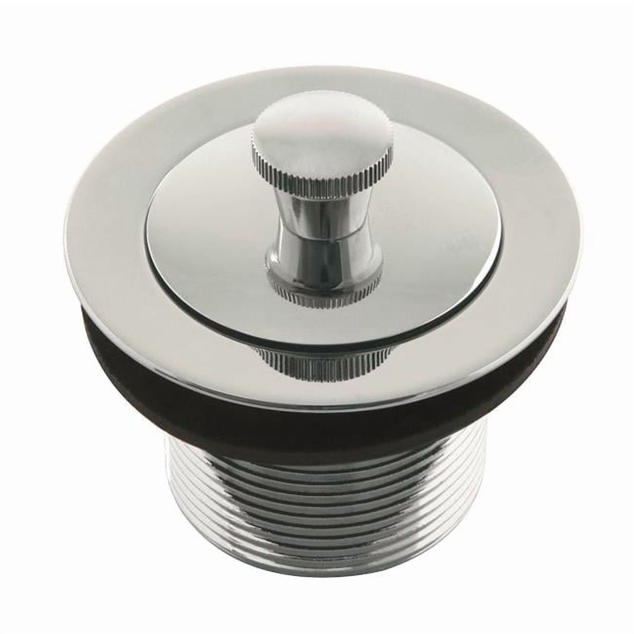 Kingston Brass DLL216 Trimscape Brass Lift & Turn Tub Drain, Polished Nickel
