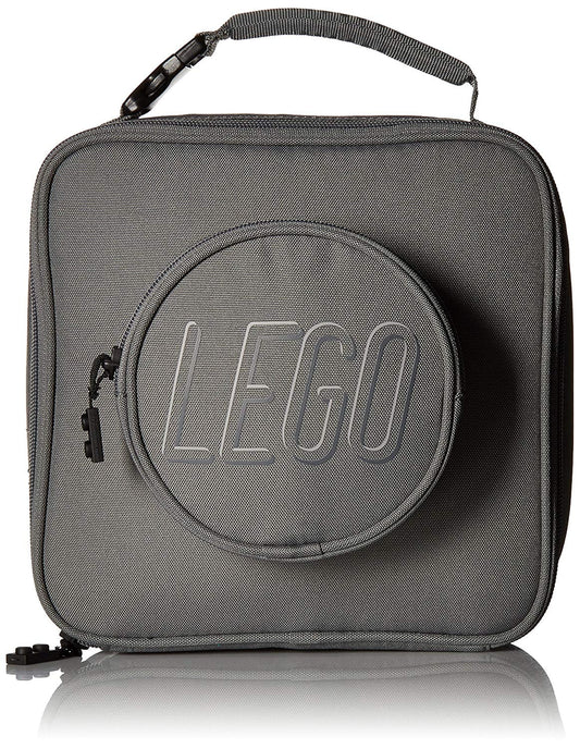 LEGO Unisex Brick Lunch Bag - Gray