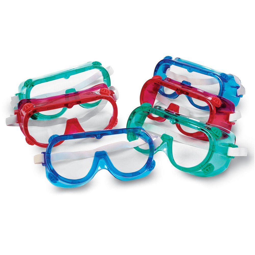 Learning Resources Colored Safety Goggles, Classroom Supplies, Ages 8+, LER2449