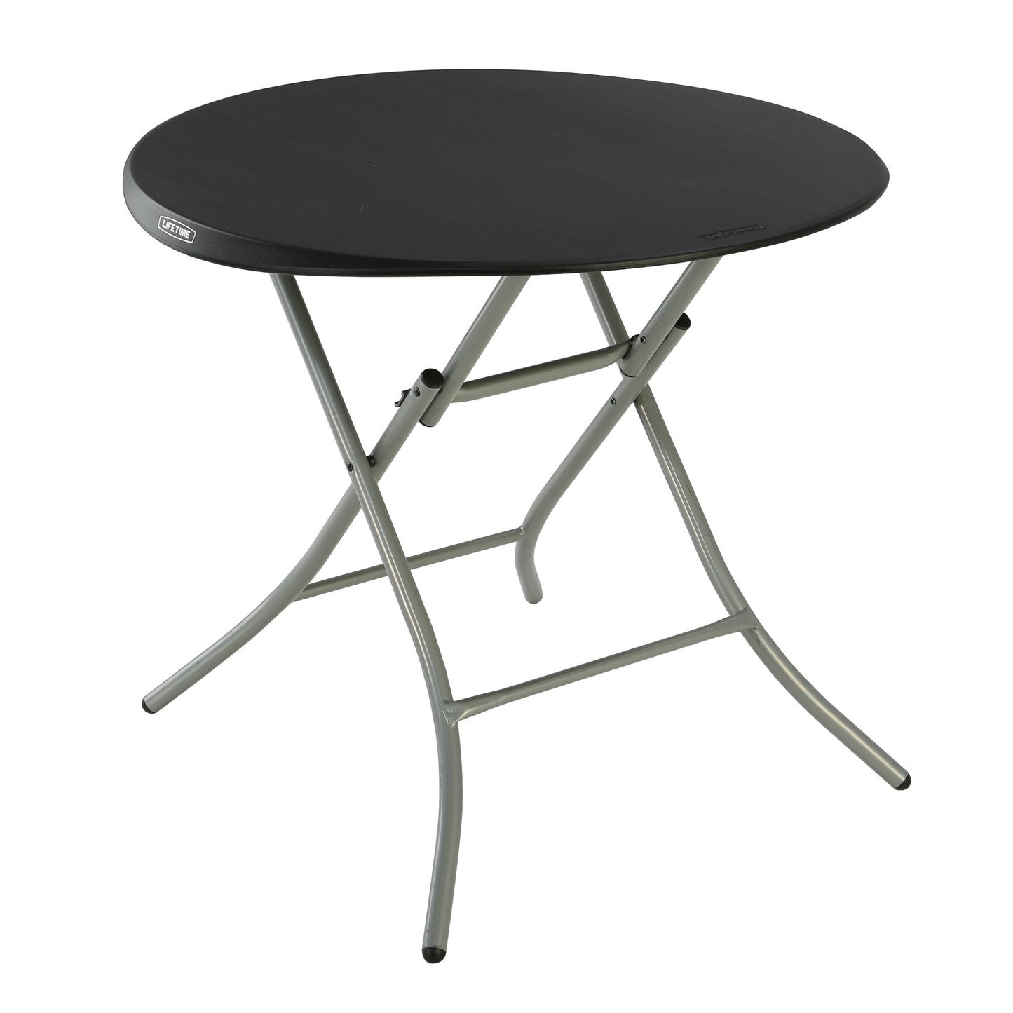 Lifetime 33 inch Round Table, Indoor/Outdoor Light Commercial Grade, Black (80351)