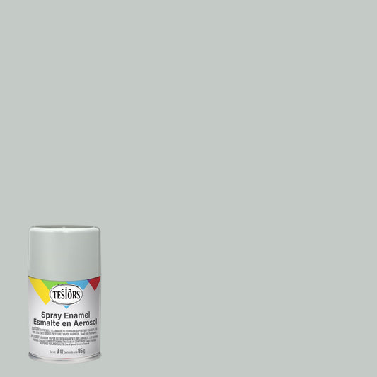 3 Pack, Light Aircraft Gray, Rust-Oleum Testors Flat Enamel Spray Paint- 1233T, 3 oz.