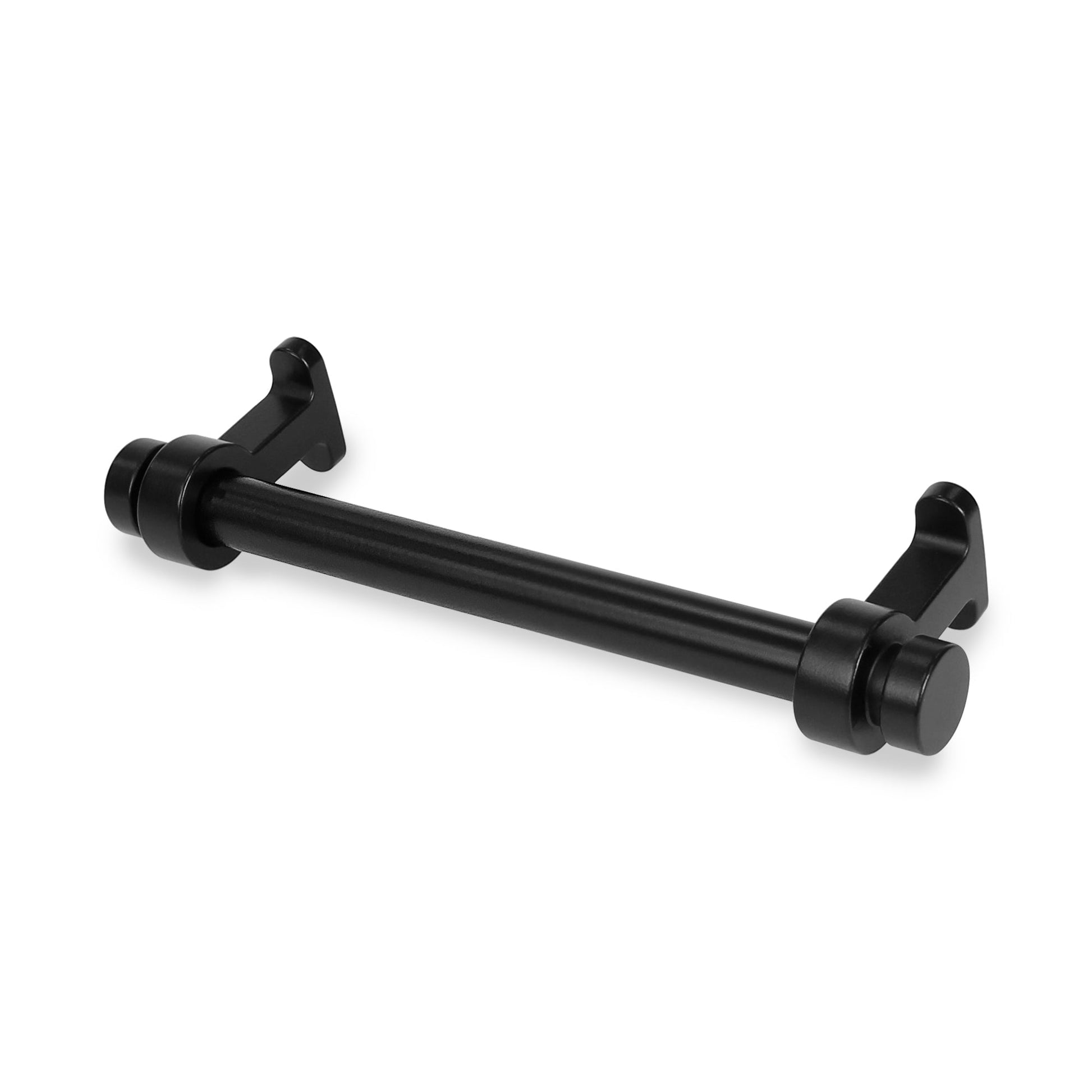 Lumi Home Furnishings Drawer Pull Vintage 3.75" Matte Black 8-Pack