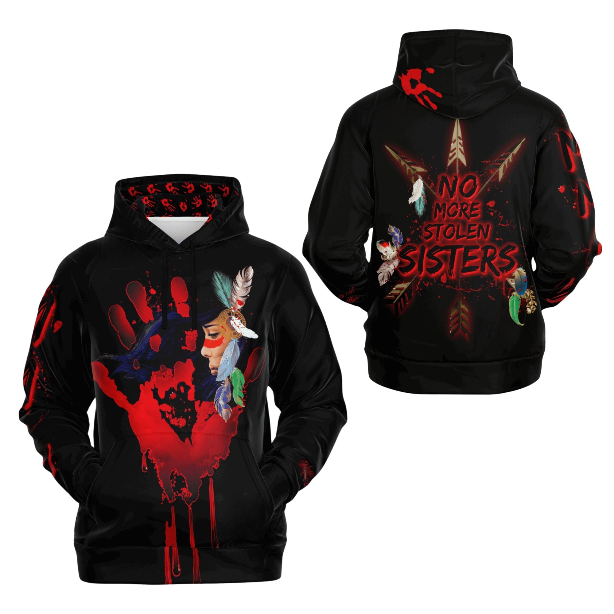 MMIW Hoodie, Murdered and Missing Indigenous Women Hoodie All Over Print