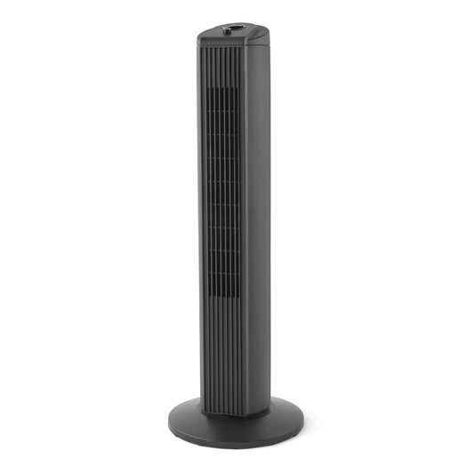 Mainstays 28-Inch Tower Fan with 3-Speed Settings and Oscillation, Black, MSWMT24MBV