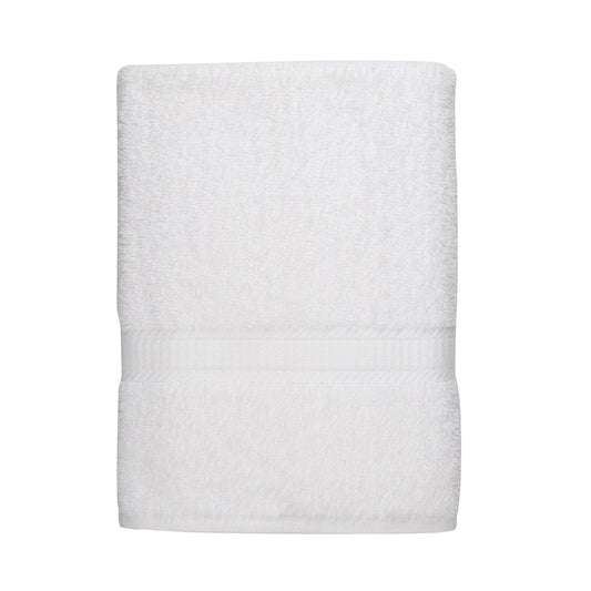 Mainstays Basic Bath Towel, Soft 100%  Cotton and Highly Absorbent Bath Towel, Green