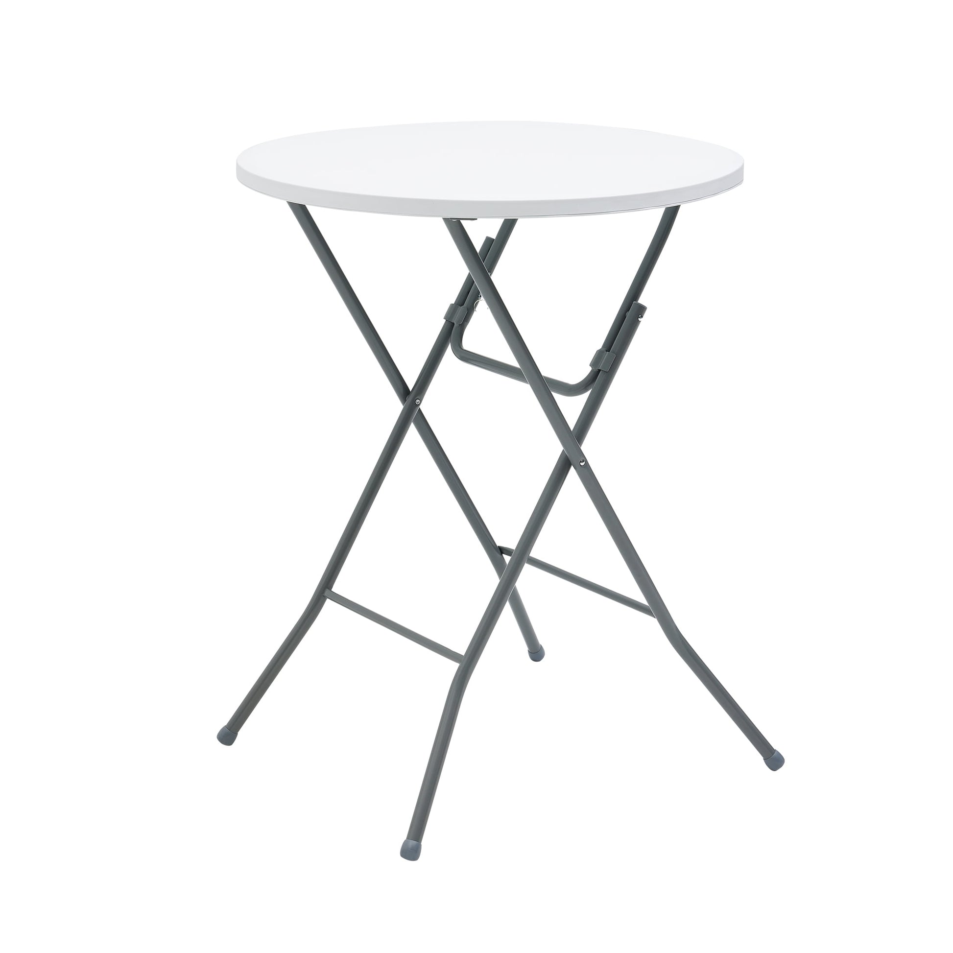 Mainstays 31" Round High-Top Cocktail Folding Table, White