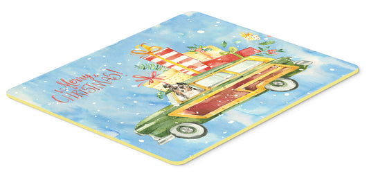 Merry Christmas Australian Shepherd Kitchen or Bath Mat 24x36