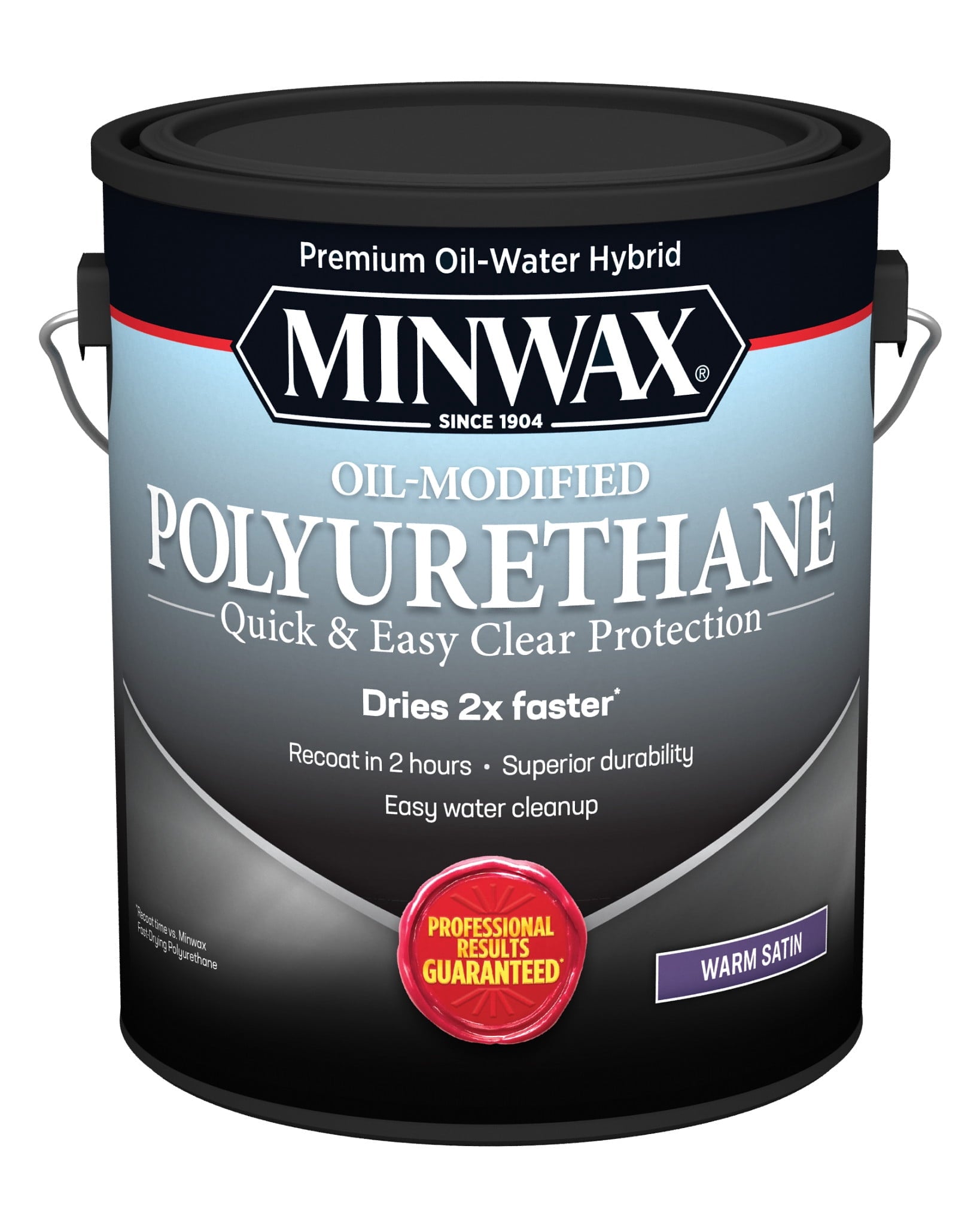Minwax 710310000 Water-Based Oil-Modified Polyurethane, Warm Gloss, Clear, 1 Gallon, (1 Piece, 1 Pack)