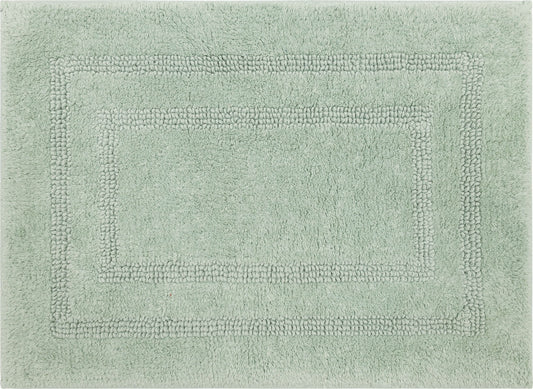 Mohawk Cotton Bath Mat Soft Absorbent Quick Dry Machine Washable Bathroom Mat, Seaglass, 17" x 24"