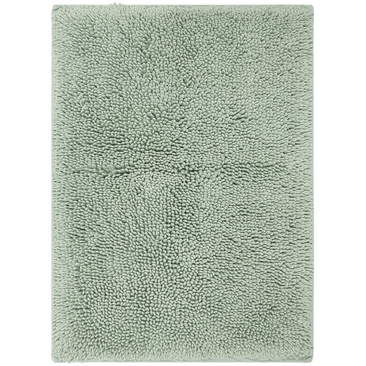 Mohawk Home Classic Cotton Plush Stain/Fade Resistant Non-Slip Washable Bath Mat, Seaglass, 1' 9" X 2' 10"