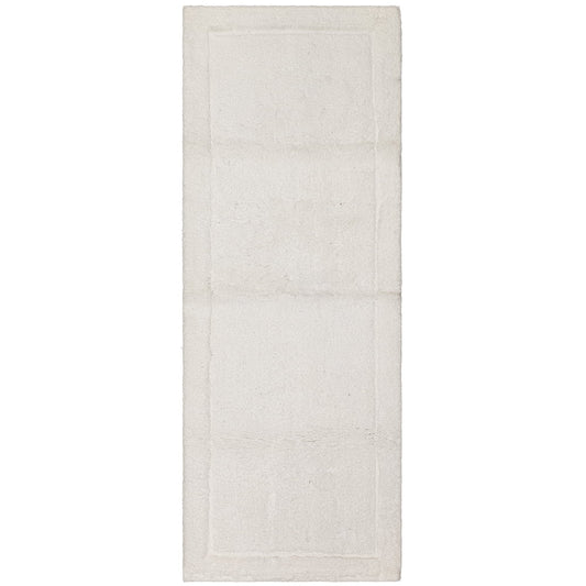 Mohawk Home Regency Plush Stain/Fade Resistant Non-Slip Machine Washable Bath Mat, White, 2' x 5'