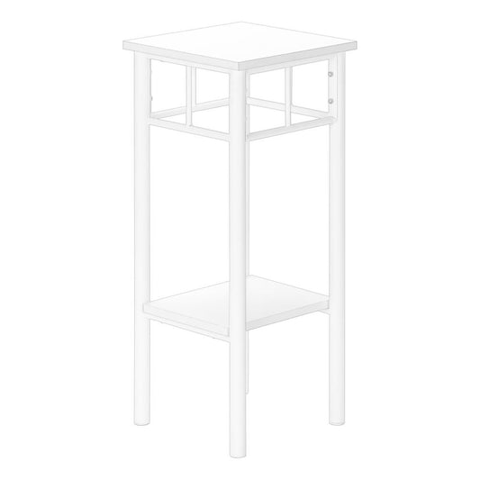 Monarch Accent Table in Metal White