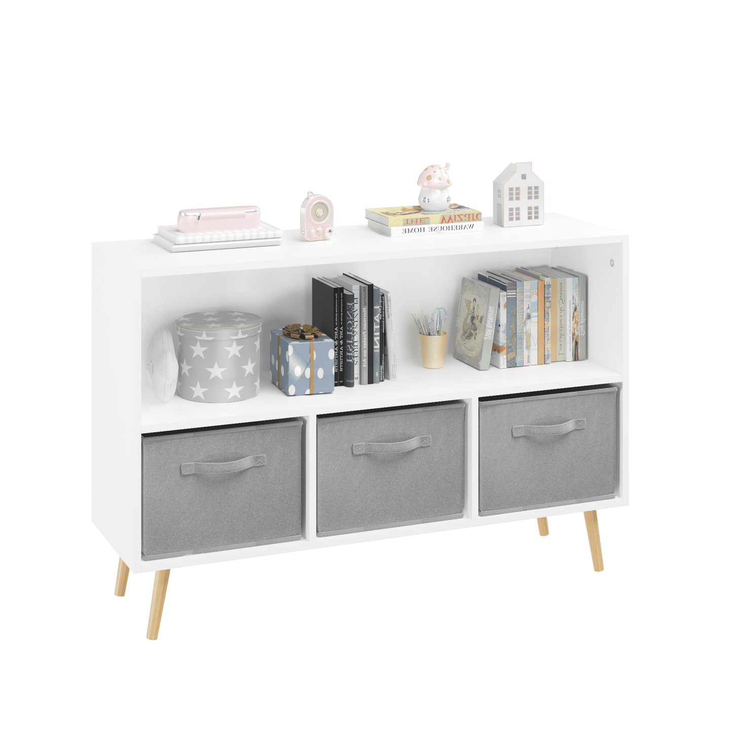 Multi - Layer Bookcase for Children's Rooms, Living Rooms, and Playrooms - Safe, Durable, and Easy to Install