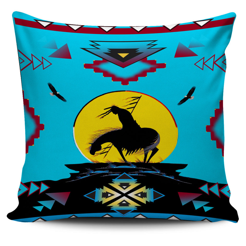 NAT00026 Trail Of Tear Native American Pillow Covers
