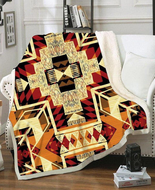 Native Pattern Fleece Blanket
