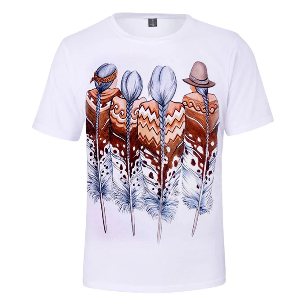 Native American Pride T Shirt Tribal Heritage Graphic Tee for Men and Women
