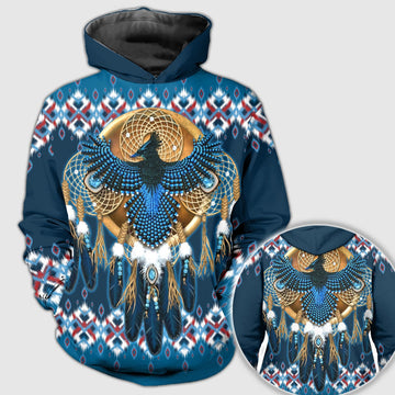 Native Culture Mystical Dreamcatcher Phoenix 3D All Over Print Hoodie