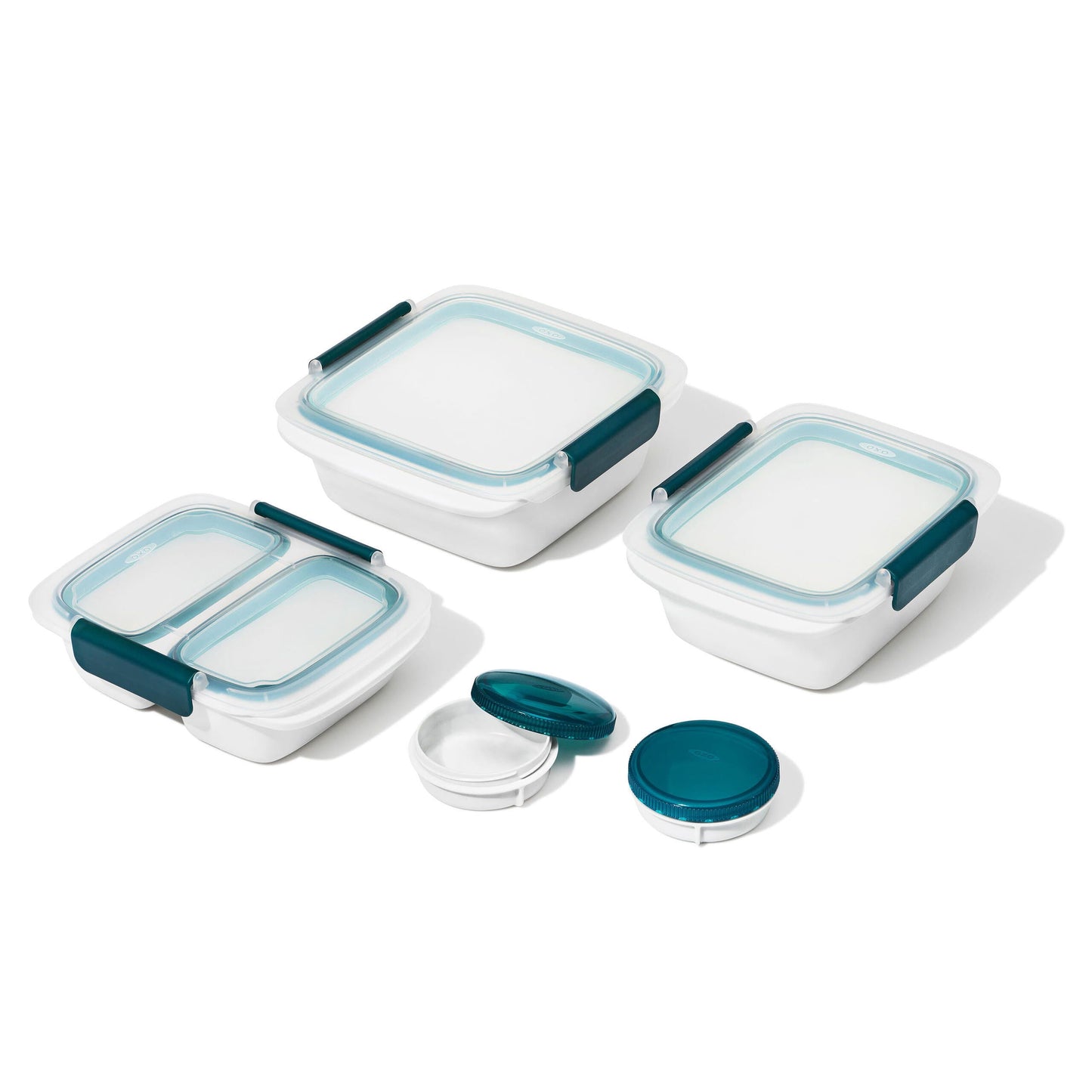 OXO Prep & Go Lunch Prep Container 10-Piece Set, Teal