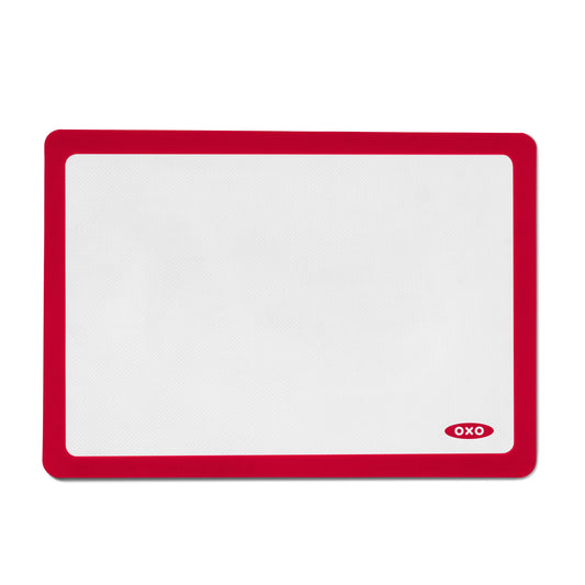 OXO SoftWorks Silicone Baking Mat, 11.5 x 16.5 Inch Non-Stick Reusable Liner for Half-Sheet Pans