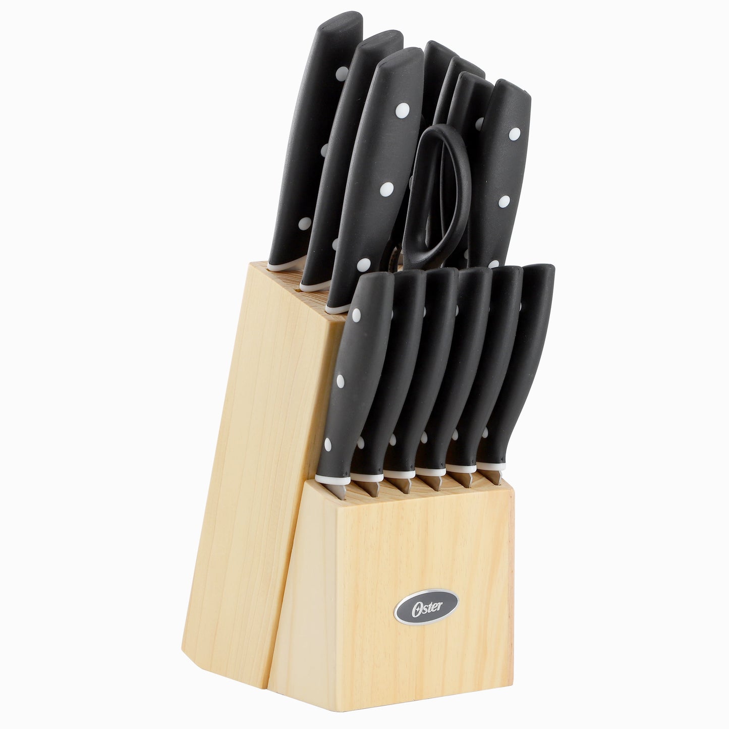 Oster Collister 15 Piece Stainless Steel Cutlery Set in Black