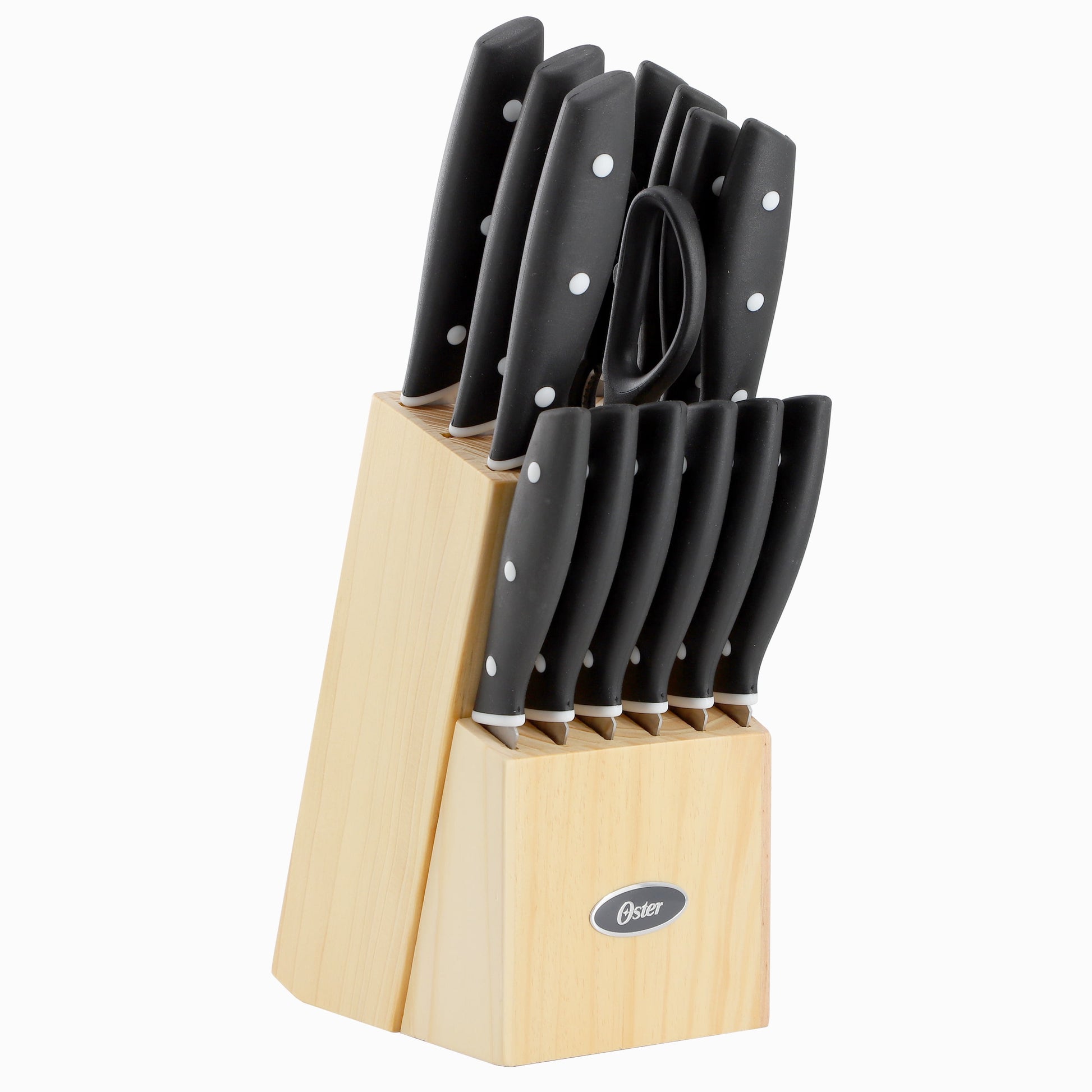 Oster Collister 15 Piece Stainless Steel Cutlery Set in Black