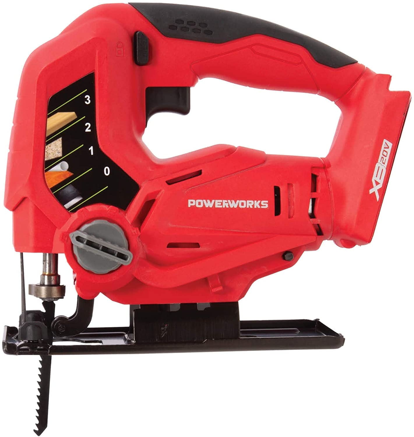 POWERWORKS XB 20 Volt Cordless Jig Saw Battery and Charger Not Included 3600313AZ