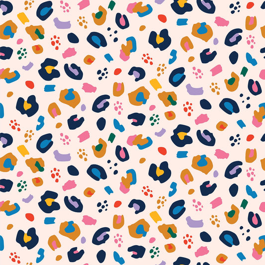 Packed Party Stay Wild Multicolor Vinyl Peel And Stick Wallpaper, 216-in by 20.5-in, 30.75 sq. ft.