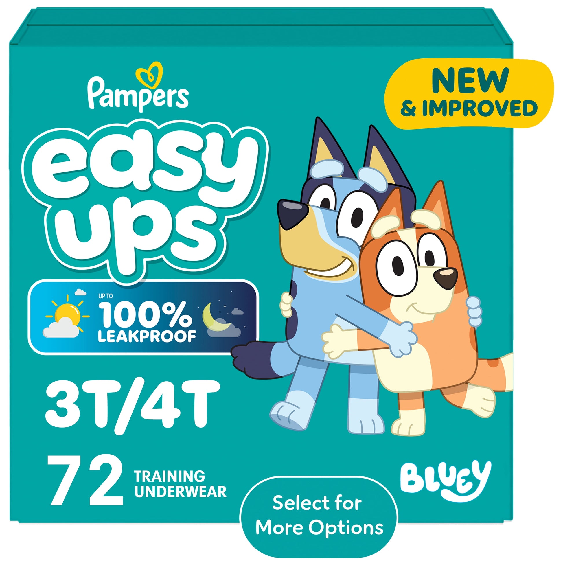 Pampers Easy Ups Training Pants Size 5 (3T4T), 72 Count (Select for More Options)