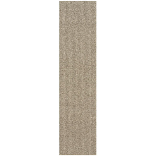 Peel and Stick Cutting Edge Taupe 9" x 36" Carpet Tile Plank. 16 per box