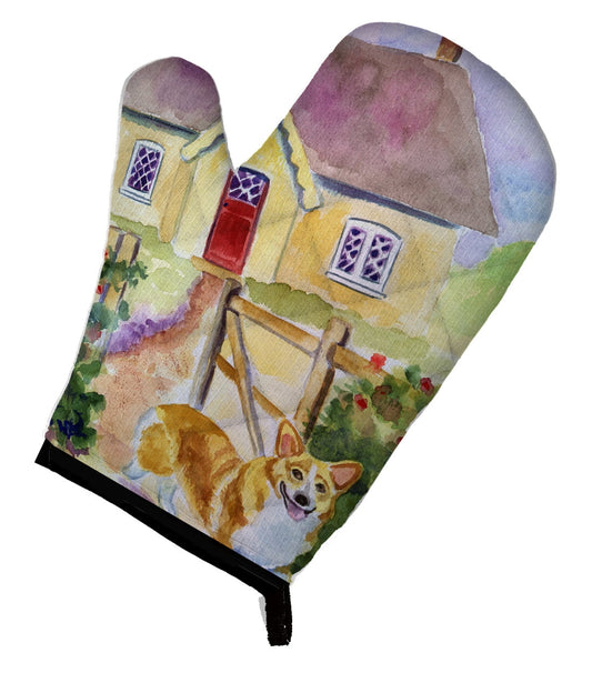 Pembroke Corgi Cottage Visit Oven Mitt