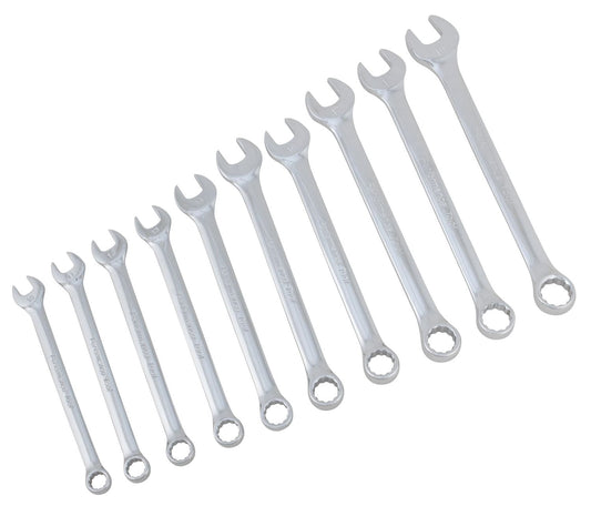 Performance Tool W30002 10pc Metric Polish Wrench Set Sizes: 10 11 12 13 14 15 16 17 18 and 19mm