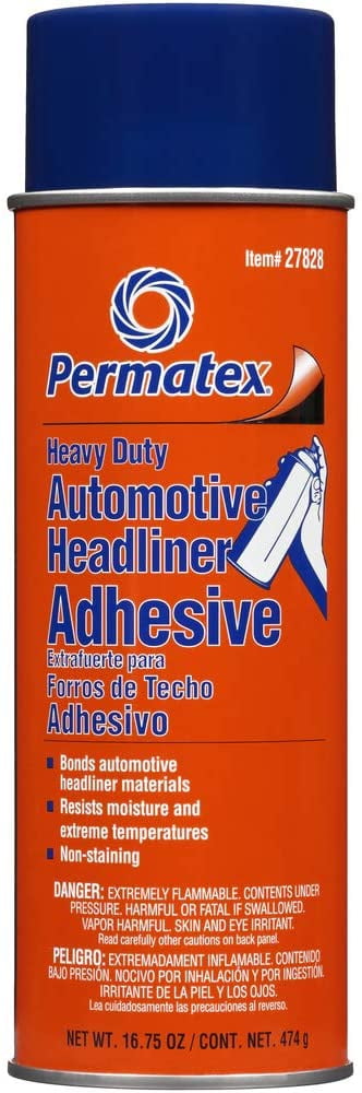 Permatex Body Shop Heavy Duty Headliner & Carpet Adhesive 16.75 oz New - 27828