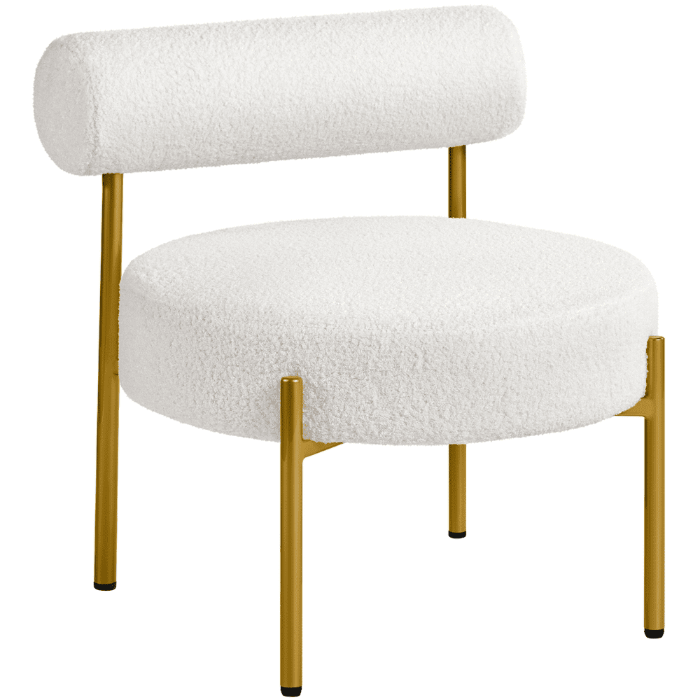 Renwick Modern Boucle Accent Chair for Living Room,Black
