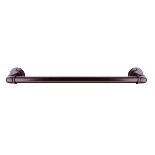Rod Desyne Industrial Pipe Design 18" Closet / Ceiling Rod
