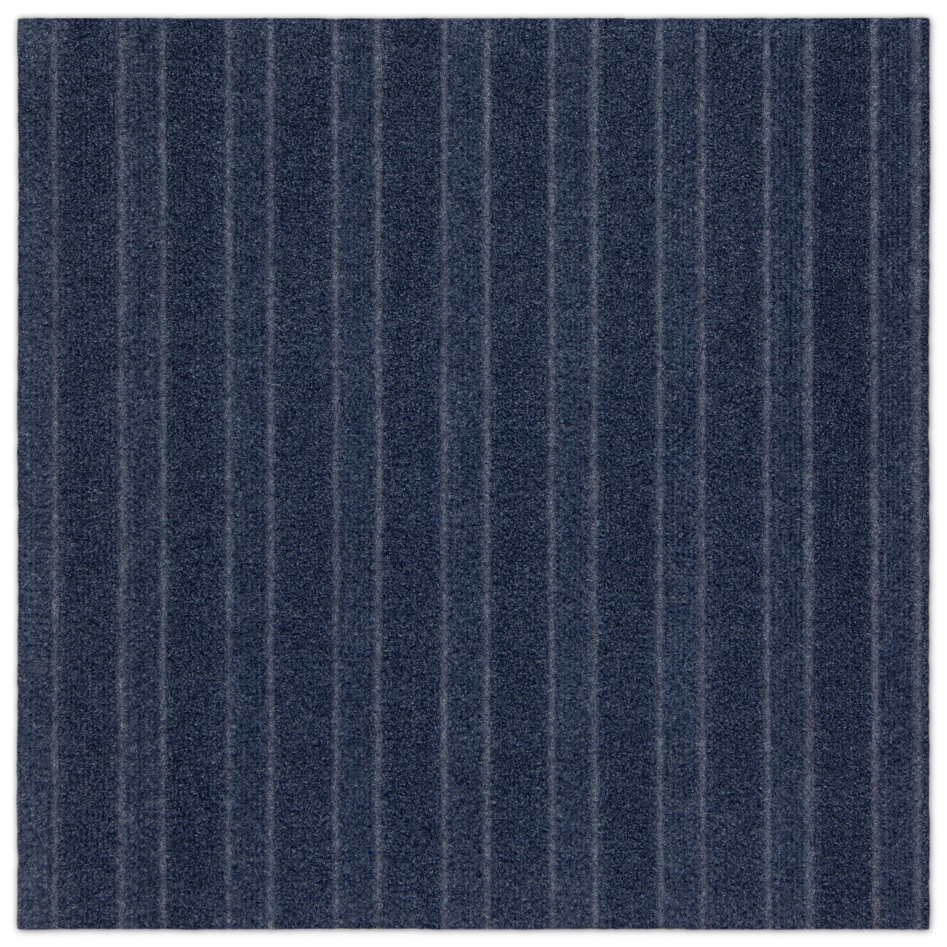 Roma Stripe Rib Gray Residential 24 in. x 24 in. Peel and Stick Carpet Tile Square 60 Sq. ft. 15 Tiles Per Box
