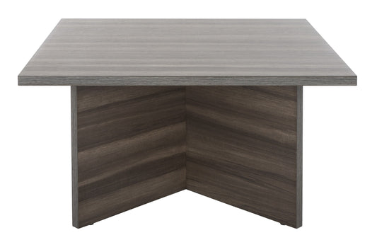 SAFAVIEH Cathen Contemporary 32 in. Square Coffee Table, Black (32 in. W x 32 in. D x 16.5 in. H)