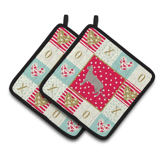 Safari #2 Cat Love Pair of Pot Holders