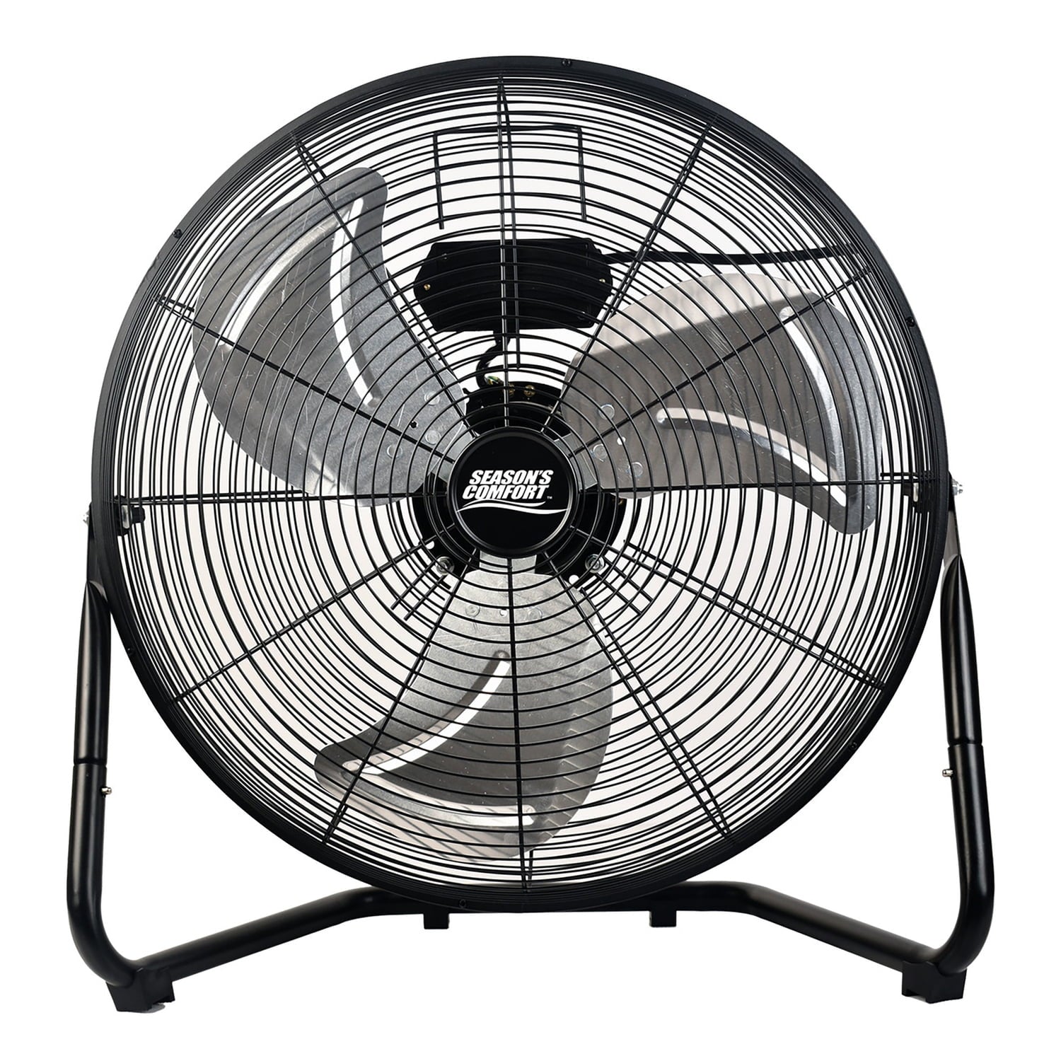 Seasons Comfort 20-In. 3-Speed High-Velocity Heavy-Duty Floor Fan, FHV20, Black