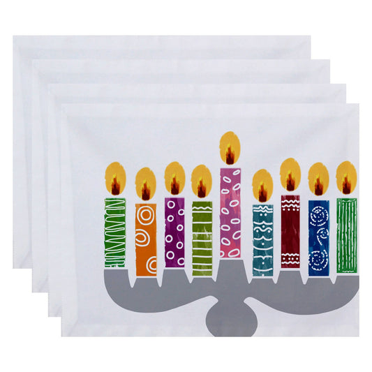 Simply Daisy 18" x 14" Festival of Lights Geometric Print Placemat