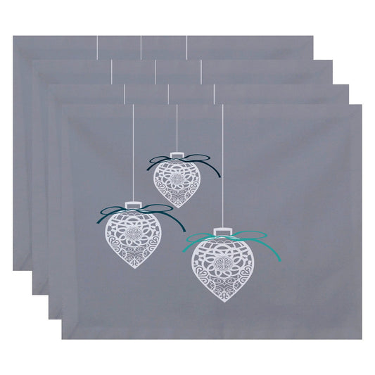 Simply Daisy 18" x 14" Filagree Ornaments Geometric Print Placemat