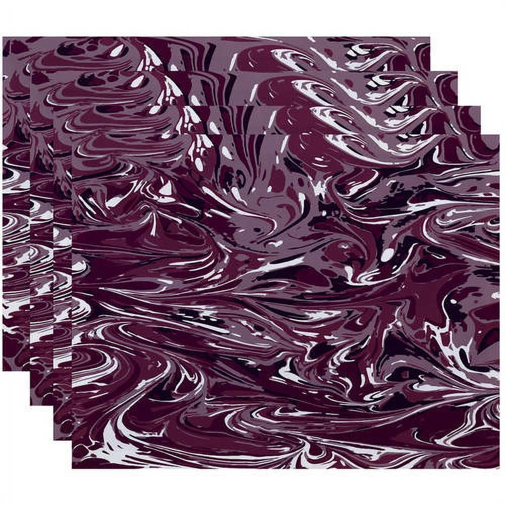 Simply Daisy 18" x 14" MÃƒÂ©lange Geometric Print Placemats, Set of 4