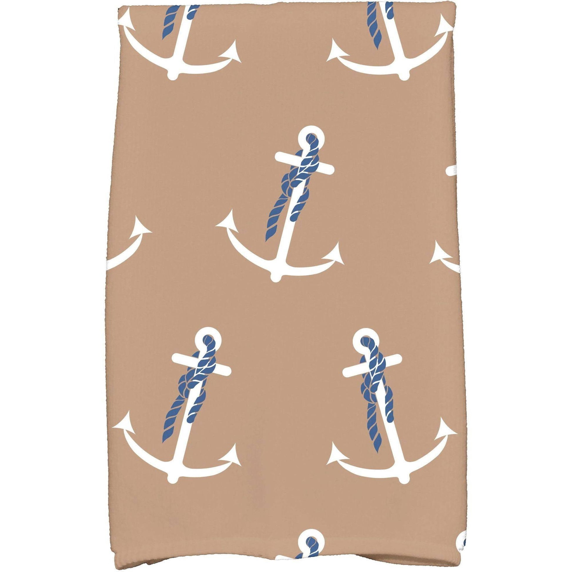 Simply Daisy 18" x 30" Anchor Whimsy Geometric Print Kitchen Towel