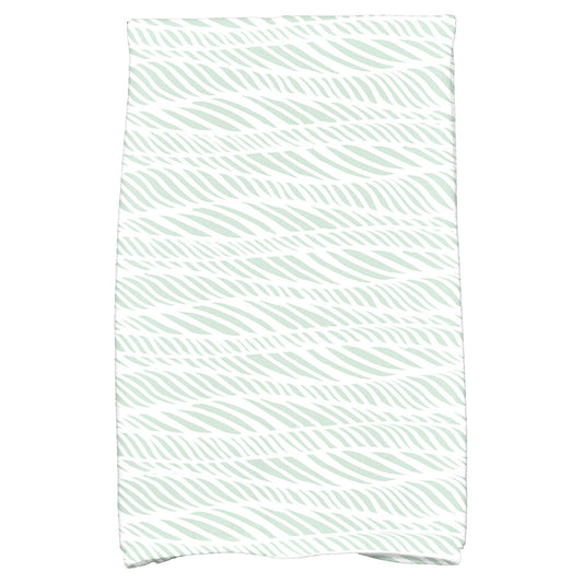 Simply Daisy 18" x 30" Rolling Waves Geometric Print Kitchen Towel