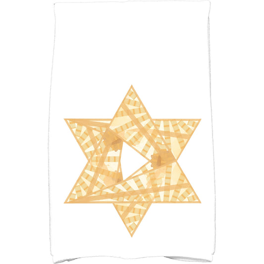 Simply Daisy 18" x 30" Star Mosaic Holiday Geometric Print Kitchen Towel