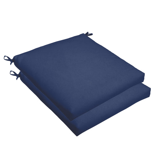 Sorra Home Dark Blue Indoor/Outdoor Cushion Set, Bristol