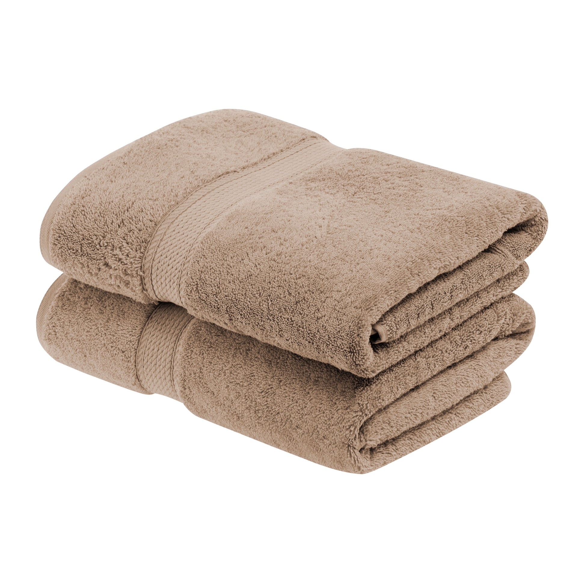 Superior Hymnia Egyptian Cotton Bath Towel Set, Latte