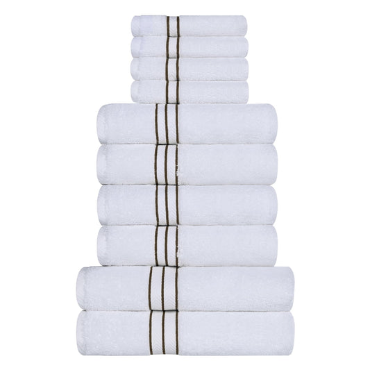 Superior Turkish Cotton Ultra-Plush 10-Piece Latte Towel Set